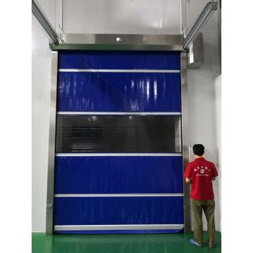 Industrial PVC Fabric High Speed Rolling Shutter Door