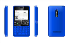 8g Qwerty Keypad Mobile Phone , 960mah And Blue Dual Sim