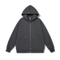 Aangepast logo Volledig Zip Up hoodie Casual sweatshirt