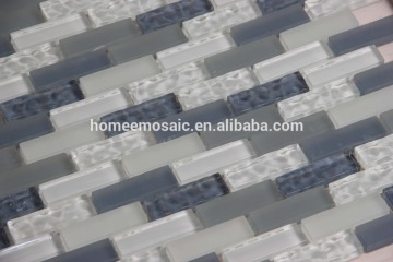 Strip Glass Mosaic Tile for Bathroom, Kitchen, Backsplash