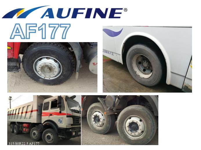 Fuel efficient Truck Tyre with Rib-Type Pattern