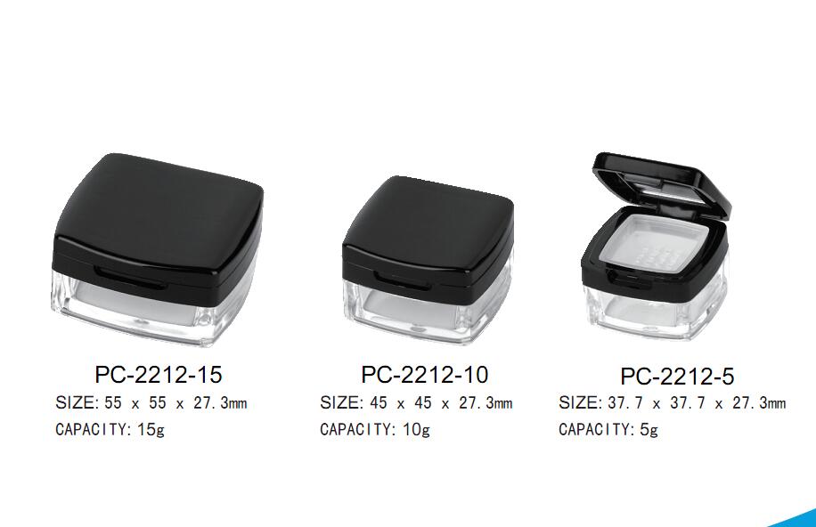 Sifter PC-2212を備えた正方形の空の緩い粉末