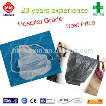 hospital single use underwear and hotel spa underwear