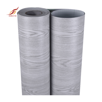 paper wrap pvc film wall wood grain sticker