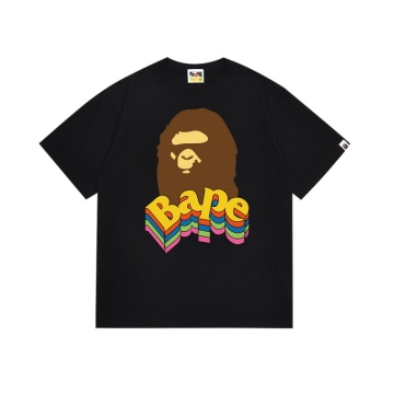 Hot Sell High Quality Unisex Letter Printing Bathing Ape Shirt