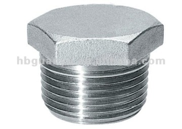 stainless steel hex head plug