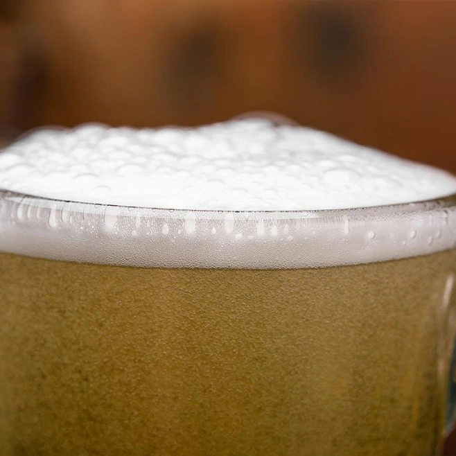 Household Heat-Resistant Glass Beer Mug with Handle, Transparent Beer Mug