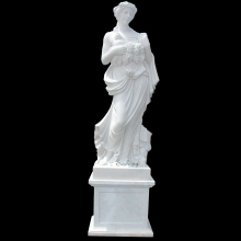 New design white marble lady statue figure sculpture