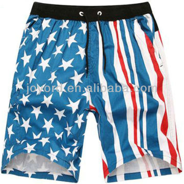 3d american flag swimming shorts men waterproof printed OEM swimming shorts