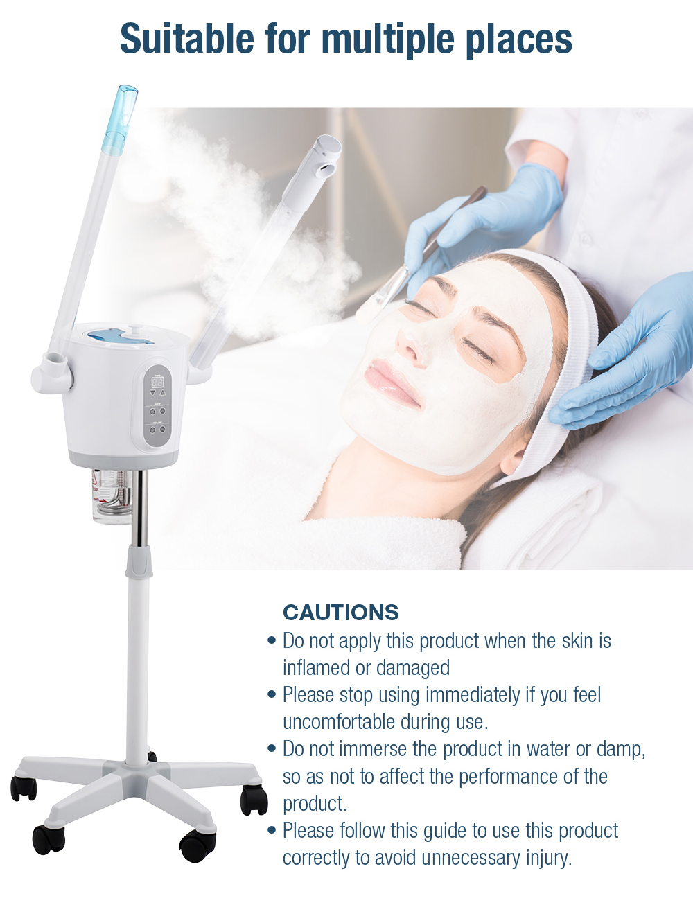 máquina de vapor facial facial machine steamer
