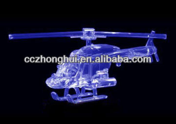 Business crystal plane model