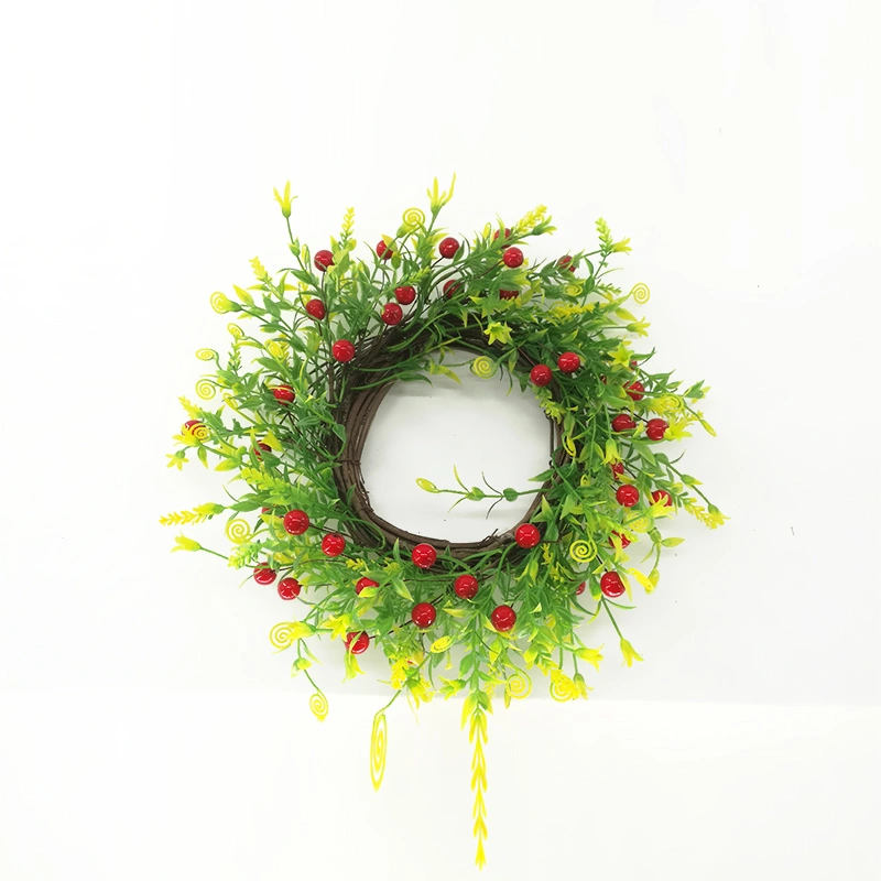 Wreath Artificial Green Garland Wreath for Home Decoration