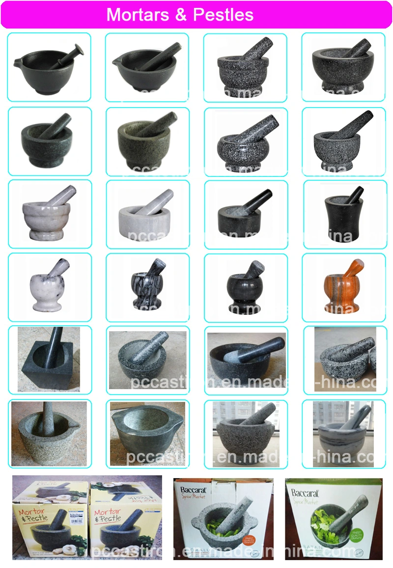 Stone Mortars and Pestles 12X6cm