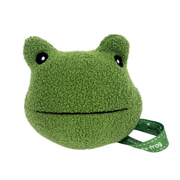Cute Frog Plush Crossbody Bag - Custom Plush Shoulder Bag