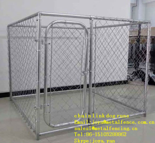 6'x10'x6' big dog playing chain link mesh dog kennels