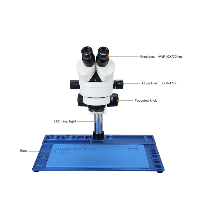 Supply 0.7X-4.5X Stereo Microscope with Screen