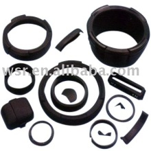 Custom molded industrial rubber part