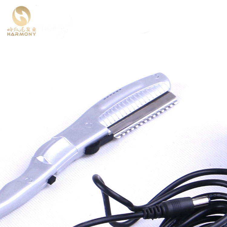 XC HARMONY Silver Color Hair Trimmer Hair Extension Ultrasonic Hot Vibrating Razor with Blade for Personal & Salon Hair Cutting