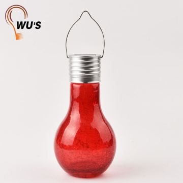 Wholesale factory directly crackle glass ball solar light