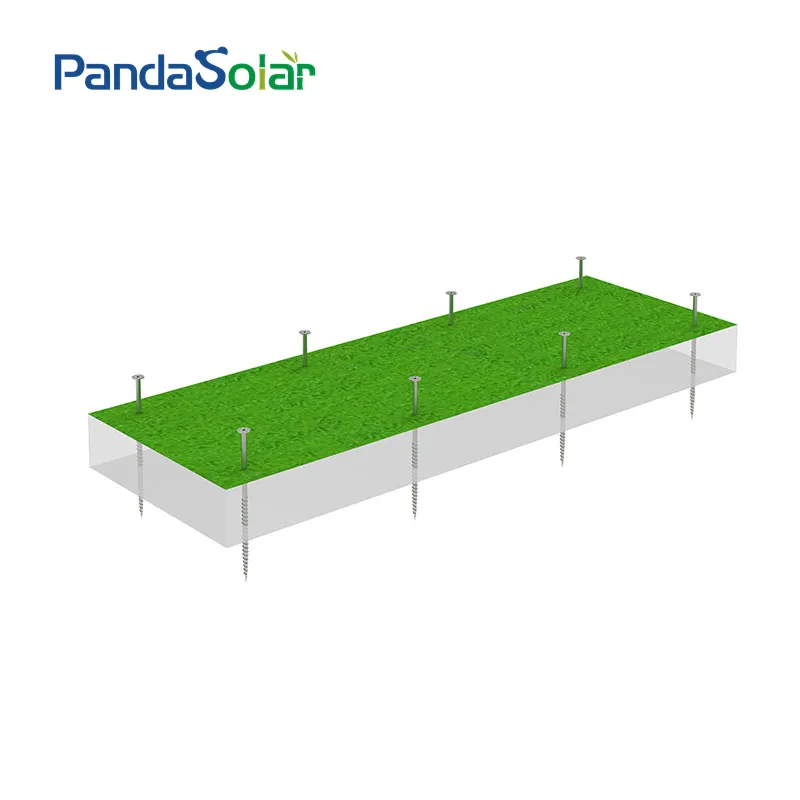 OEM Solar Panel Ground Mounting System Structures Aluminium Solar Bracket