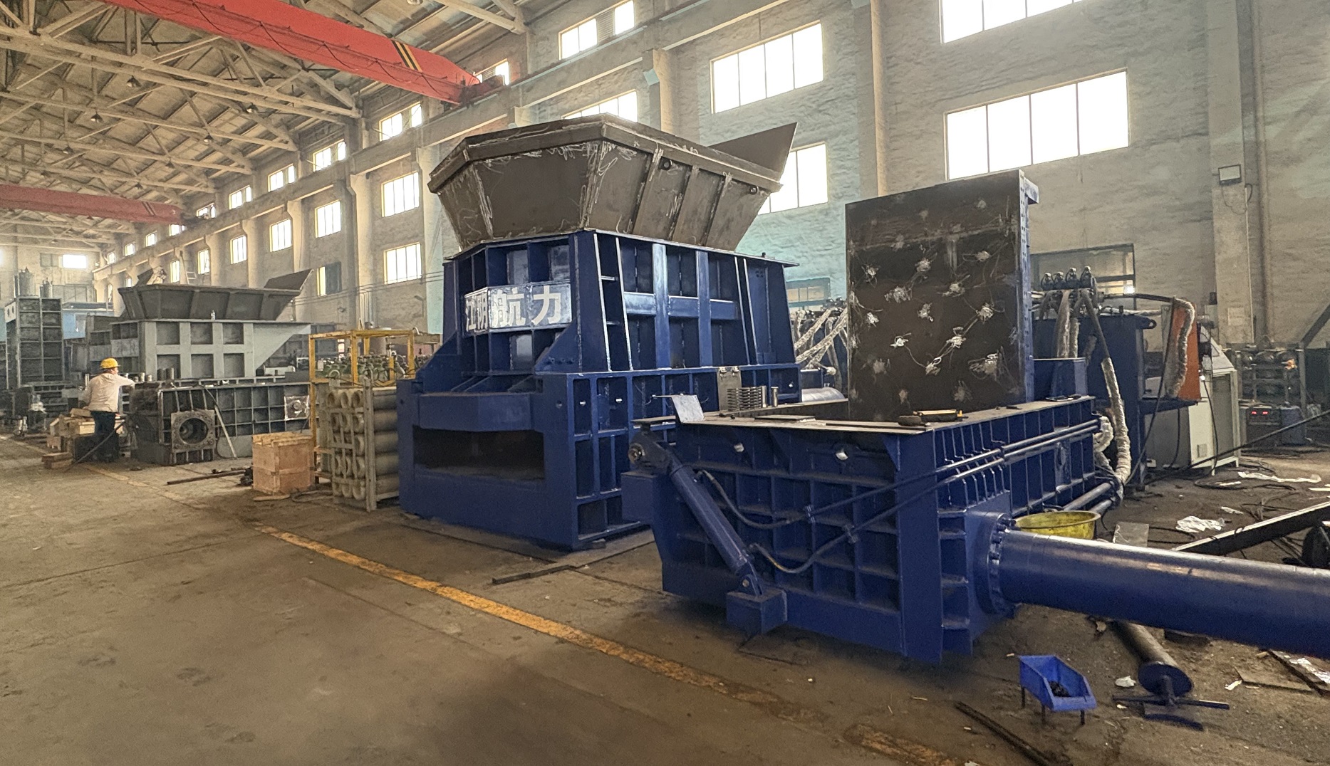 ricih baler logam metal baler shear
