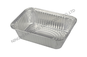 Aluminum foil container 5LB Oblong pan-hemmed
