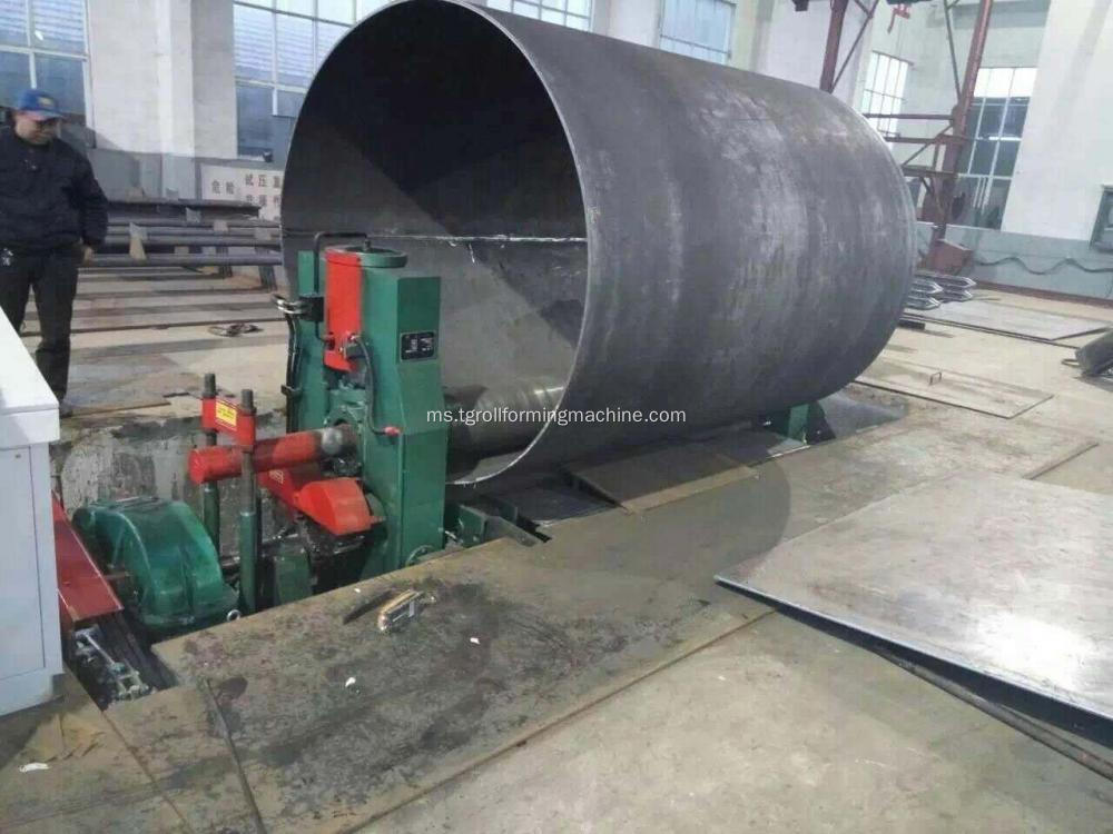 Pembungkusan Culvert Pipe Corrugated Panel Forming Machine