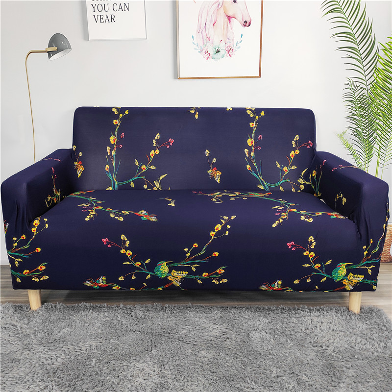 Customised  Printed Sofa Cover  high elastic  dustproof Protector stretch sofa cover