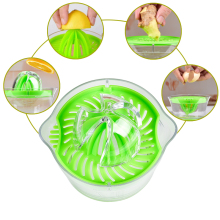 plastic manual lemon lime squeezer with ginger grater