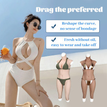 ETA Sissy Cosplay Costume with Fake Boobs and Tits - Transgender Bodysuit