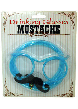 Moustache drinking glasses/funny drinking glasses/silly glasses