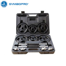 GB-15143 32LBS with Handle Cut Weight Fitness Gym Dumbbells Set