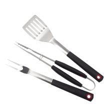 3pcs stainless steel bbq tools set for gift