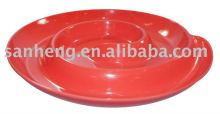 10.75" round melamine plate ware