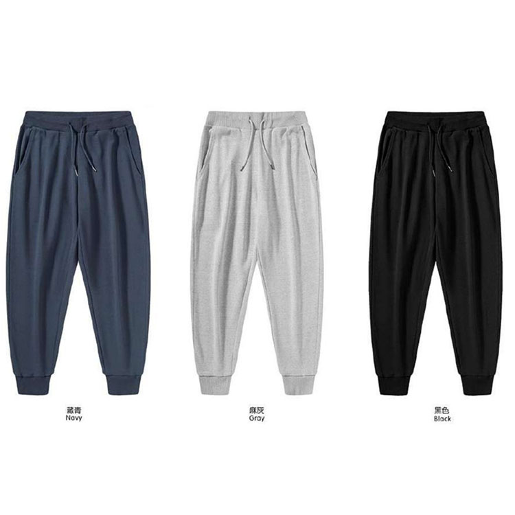 Yeni Gevşek Bel Sweatpants 280g İnce Terry İnce Spor Pantolon Günlük Pantolon Toptan