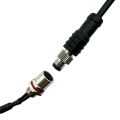 Custom M8 Metal Waterproof Connector IP67 2pin Cable
