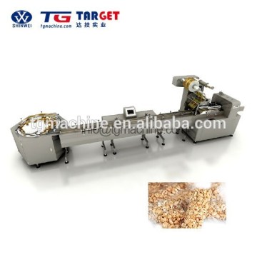 Rotary disc arrangement packing line