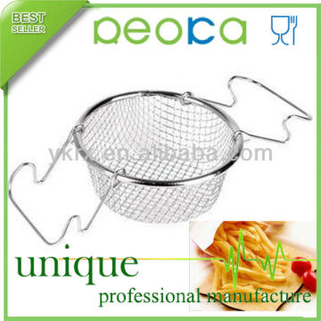 SS Kitchen wire mesh frying basket