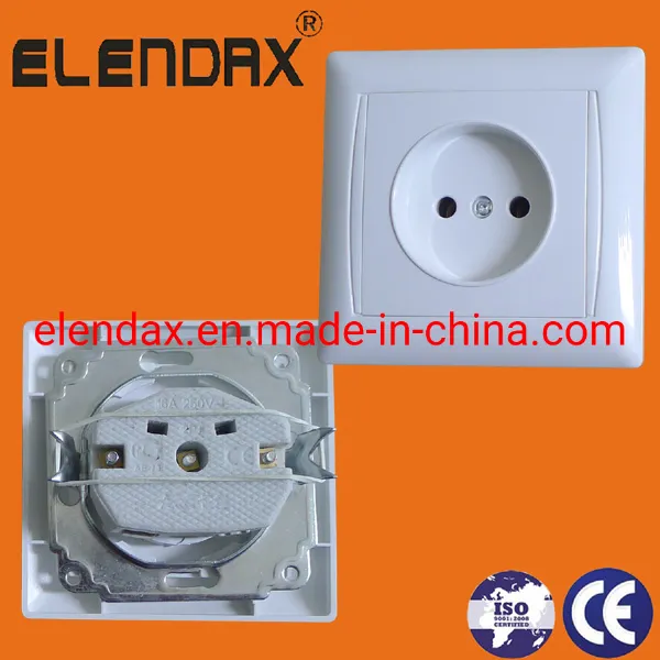 Розетка европейского типа для скрытого монтажа (F6009)