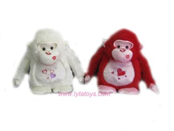 Plush Valentine's Toy Monkeys Meets CE