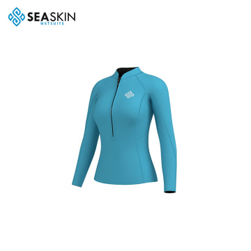 Seaskin Eco-friendly Womens Neoprene Wetsuit Top