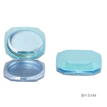 Diamond Blue Green Compact Powder Container