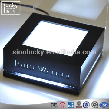 LED Bottle Display rotating base Wine Glorifier