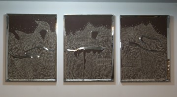 Abstract Wall Decoration In Stainless Steel