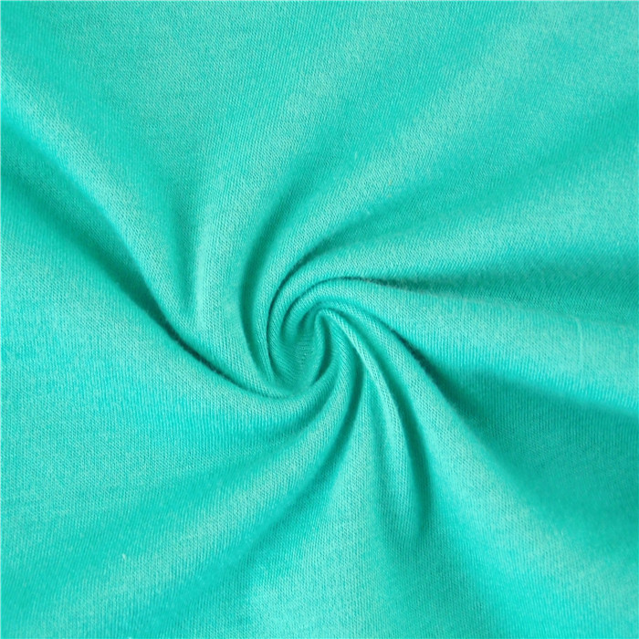 cotton hemp spandex 32s+30d jersey fabric customize dyed for t shirt