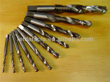 Combined drill & tap combination drill and taps