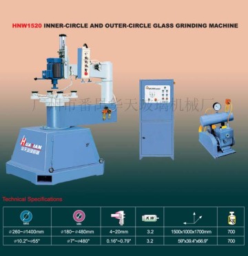 inner-circle and outer-circle glass grinding machine