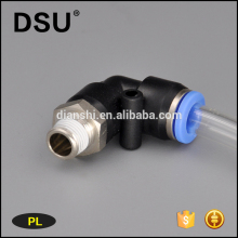 PL series 6-02 plastic male elbow One-touch fitting PU connector pneumatic fitting