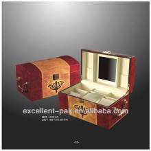 China Hot Sale Unfinished Wood Jewelry Boxes
