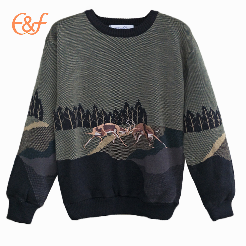 Knitting Jacquard And Embroidery Patterns Sweater